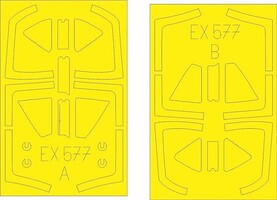 Eduard-Models Harrier T2/T4/T8 TFace paint mask