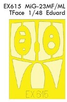 Eduard-Models 1/48 Eduard Mask MiG23MF/ML TFace for EDU
