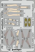 Eduard-Models 1/48 Eduard Mi-24P seatbelts Steel for Zvezda