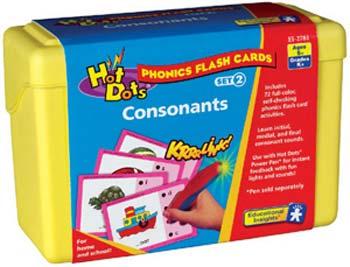 Insight Hot Dots Phonics Flash Cards Set Consonants Ei