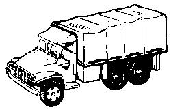 EKO US WW II Truck GMC Cargo Truck w/Canvas-Cover HO Scale Model Railroad Vehicle #2057