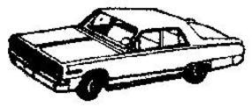 IKO Automobile Dodge Dart HO Scale Model Railroad Vehicle #2063