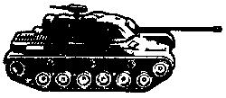 EKO Military United States Post-1945 Tank M47 Patton HO Scale Model Railroad Vehicle #4008
