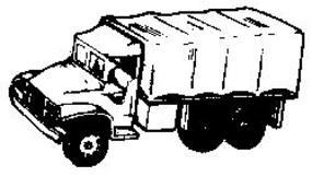 EKO World War II Truck M35 2-1/2-Ton Cargo/Personnel Carrier HO Scale Model Railroad Vehicle #4028