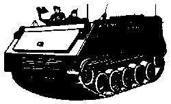 EKO US Post-1945 Armored Vehicle T113 Troop Carrier HO Scale Model Railroad Vehicle #4034