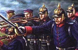 Emhar-squadron 1870-71 Prussian Infantry (50) Plastic Model Military Figure Kit 1/72 Scale #7213