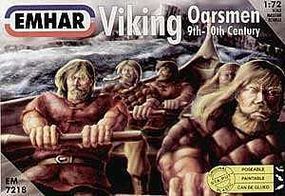 Emhar-squadron 9th-10th Century Viking Oarsmen Plastic Model Military Figure Kit 1/72 Scale #7218 Emhar-squadron 9th-10th Century Viking Oarsmen Plastic Model Military Figure Kit 1/72 Scale #7218