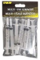 Enkay 2ml Multi-Use Straight Tip Syringes (8) (Bagged)