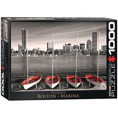 EuroGraphics Boston Marina 1000pcs Jigsaw Puzzle 600-1000 Piece #6000-0661