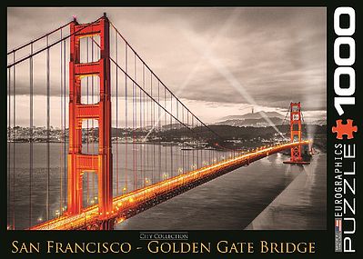 EuroGraphics San Francisco Golden Gate Bridge (1000pc) Jigsaw Puzzle 600-1000 Piece #60663