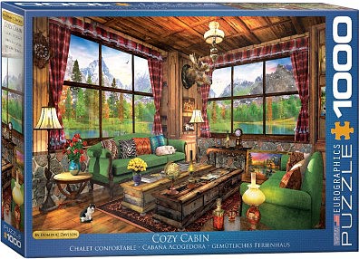 EuroGraphics Cozy Cabin (Interior) Puzzle (1000pc)