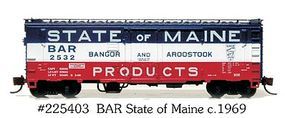 Eastern-Seaboard N ACF 40' Boxcar BAR 2532 N Scale Model Train Freight Car #225403 Eastern-Seaboard N ACF 40' Boxcar BAR 2532 N Scale Model Train Freight Car #225403