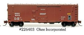 Eastern-Seaboard N ACF 40' Boxcar OKEE 6012 N Scale Model Train Freight Car #226403 Eastern-Seaboard N ACF 40' Boxcar OKEE 6012 N Scale Model Train Freight Car #226403