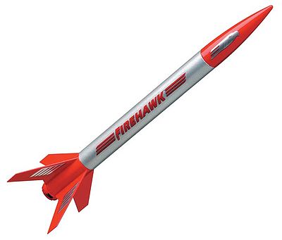 Estes Firehawk E2X Model Rocket Kit Easy To Assemble #0804