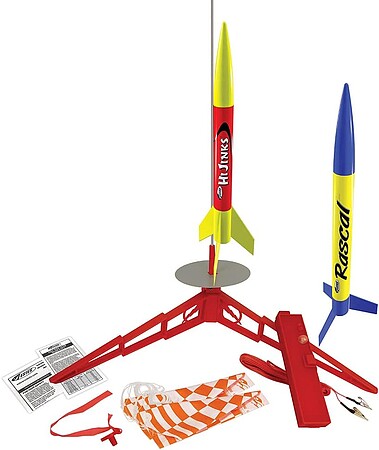 Estes Rascal/HiJinks Model Rocket Starter Set Ready To Fly #1499