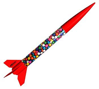 Estes Flying Colors ARF Model Rocket Kit Almost Ready To Fly Model Rocket #2486