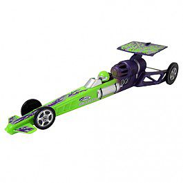 Estes Green Blurzz Dragster Ready To Fly Model Rocket #2503