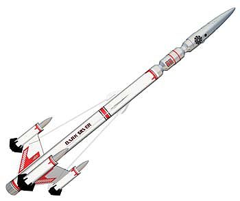 Estes Dark Silver Model Rocket Kit Skill Level 4 #7229