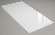 #91103 x 5 sheets Plastruct .030 White Styrene Plain Sheets
