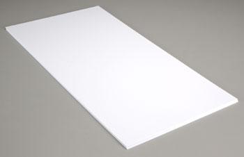 Evergreen Styrene Sheet Plastic Assortment .010 .020 .040 12" x 6" White Plain 