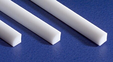 Evergreen Styrene Quarter Round .100 (3) Model Railroad Scratch Building Supply #250