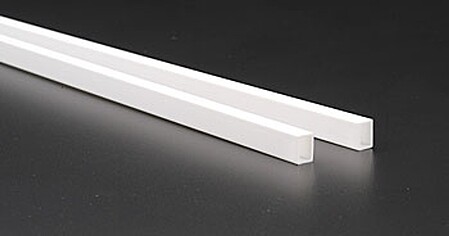 Evergreen Styrene Rectangular Tube .250 X .375 (2) Model Railroad Scratch Building Supply #259