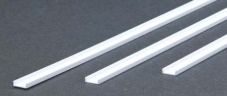 Evergreen Styrene I Beam .060 1.5mm (4) Model Railroad Scratch Building Supply #271