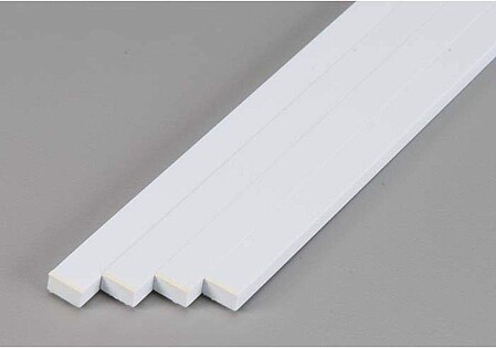 Evergreen Plastic Styrene Strips .188x.375 (4) Model Railroad Scratch Building Supply #401