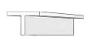 Evergreen .321'' (8.1mm) x 14 inch Polystyrene T Shape (2) Model Scratch Building Plastic Strip #769