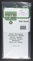Evergreen Plastic Styrene Plain Sheet .040x6x12 (2) Model Railroad Scratch Building Supply #9040