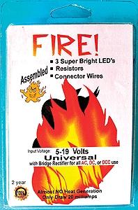 Evans Universal Input 18V 5mm LEDs Fire Kit Model Railroad Electrical Accessory #u5f