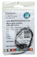 Evans Fast-Flashing Nano Chip LED Cool White w/8'' 20.3cm Wire Leads 7-19V AC or DC pkg(5) Evans Fast-Flashing Nano Chip LED Cool White w/8'' 20.3cm Wire Leads 7-19V AC or DC pkg(5)