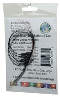 Evans Flashing Nano Chip LED Blue w/8'' 20.3cm Wire Leads 7-19V AC or DC pkg(5) Evans Flashing Nano Chip LED Blue w/8'' 20.3cm Wire Leads 7-19V AC or DC pkg(5)
