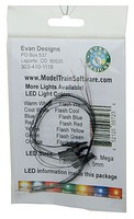 Evans Flashing Pico Chip LED Cool White w/8'' 20.3cm Wire Leads 7-19V AC or DC pkg(5) Evans Flashing Pico Chip LED Cool White w/8'' 20.3cm Wire Leads 7-19V AC or DC pkg(5)