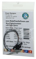 Evans Fast-Flashing Pico Chip LED Yellow w/8'' 20.3cm Wire Leads 7-19V AC or DC pkg(5) Evans Fast-Flashing Pico Chip LED Yellow w/8'' 20.3cm Wire Leads 7-19V AC or DC pkg(5)