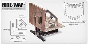 Riteway HO Scale 90º Clamping Tool Set (2 Clamps)