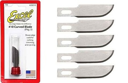 Testors 882810 Assorted Hobby Knife Blades - 10pc