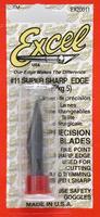 Excel Super Sharp #11 Blades (5) Model and Hobby Knife Blade #20011