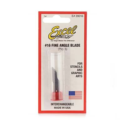 Excel Stencil Blade (5) Model and Hobby Knife Blade #20016