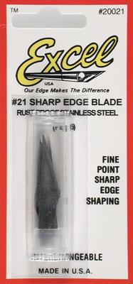 Excel Straight Cut Blades (5) Model and Hobby Knife Blade #20021