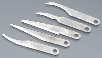 Excel Assorted Carving Blades (5) Model and Hobby Knife Blade #20108