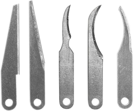 Testors 10-Pc. Assorted Hobby Knife Replacement Blades Set