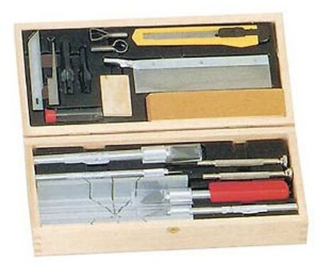 Excel 44282 Sharp Hobby Knife Set Wooden Box