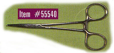 Excel Stainless Steel 5.5 Straight Nose Hemostats Hobby and Model Tweezer Tool #55540