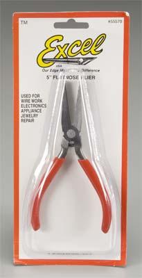Excel 5 Flat Nose Pliers Hobby and Plastic Model Pliers #55570