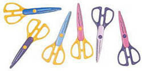 Excel ZIG ZAG CUT SCISSORS Excel ZIG ZAG CUT SCISSORS