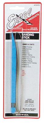 Excel 55678 - Sanding Stick with 2 - 120 Grit Belt - Midwest Model Railroad