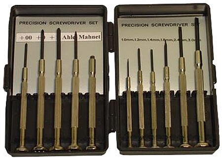 Excel 11-Piece Precision Screwdriver Set Hobby and Plastic Model Precision Tool Set #55696