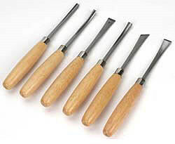 Excel 6.5 Beginners Woodcarving Chisel Set (6pc) Hobby and Model Woodcarving Set #56011