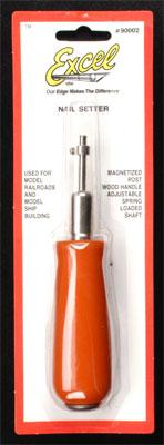 Excel Precision Nail Setter with Magnetic Tip Hobby and Plastic Mode Hand Tool #90002